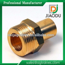 nickel plated hot sale bsp brass fittings water meter connector for pex al pex